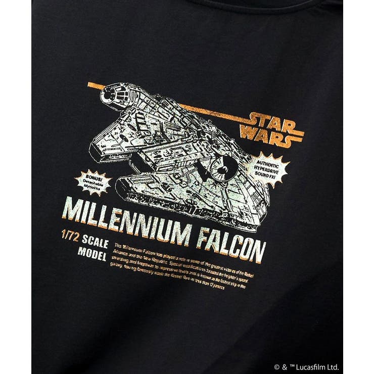 【STAR WARS】Millennium Falcon Tシャツ | AMERICAN HOLIC | 詳細画像6 