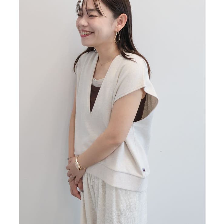 【RUSSELL】裏毛Vネックベスト | AMERICAN HOLIC | 詳細画像10 