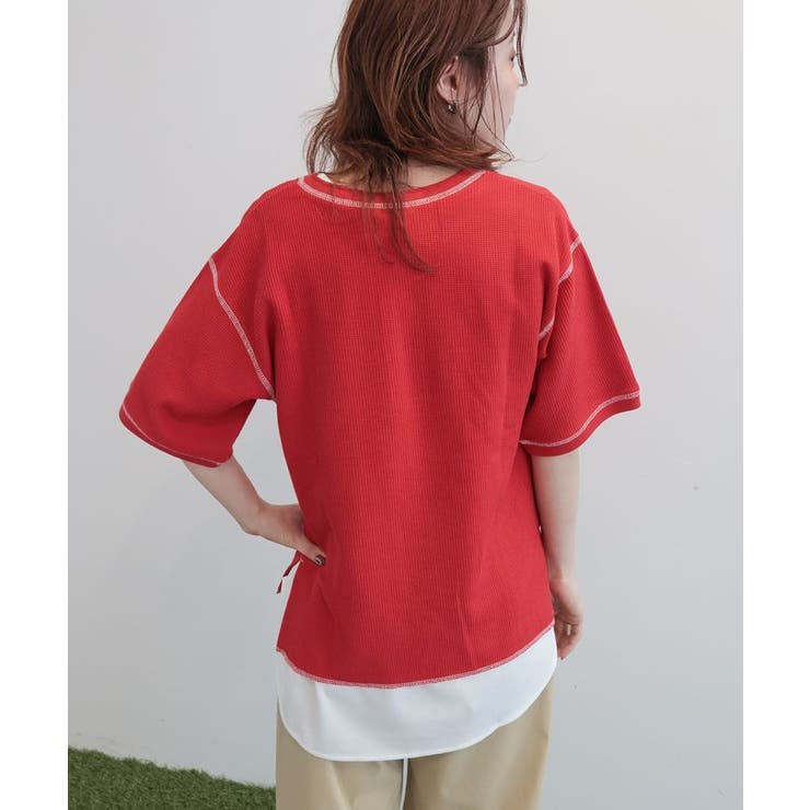 【RUSSELL】ワッフルヘンリーTシャツ | AMERICAN HOLIC | 詳細画像4 