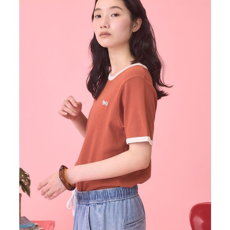 【PENNEY'S】配色リンガーTシャツ | AMERICAN HOLIC | 詳細画像4 