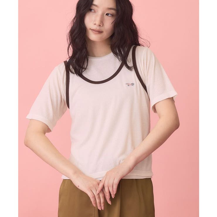【PENNEY'S】配色タンクトップ+Tシャツ | AMERICAN HOLIC | 詳細画像1 