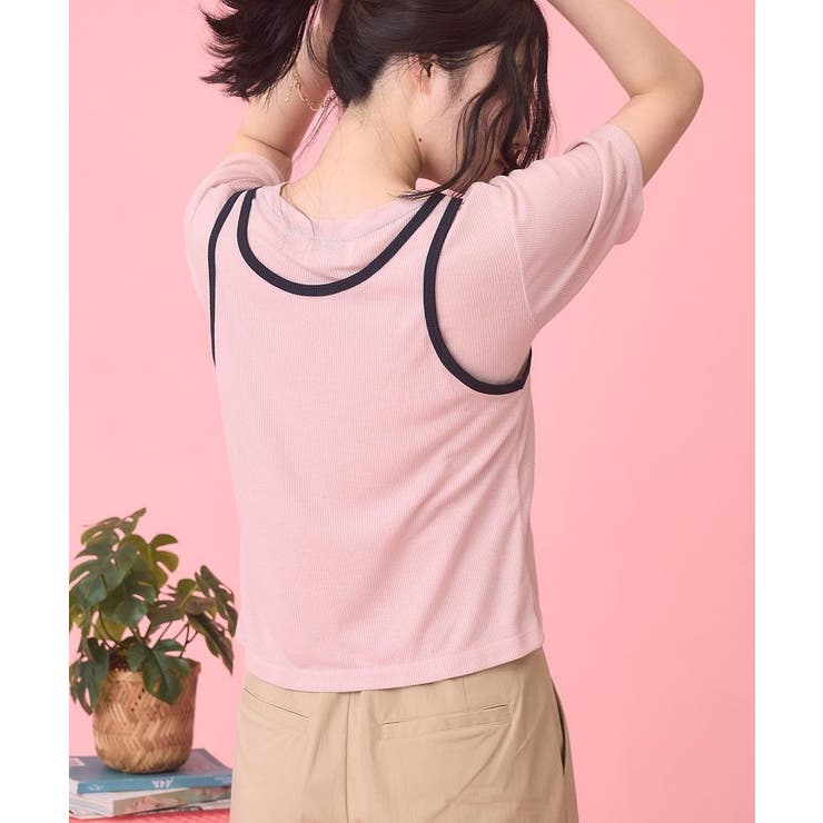 【PENNEY'S】配色タンクトップ+Tシャツ | AMERICAN HOLIC | 詳細画像18 