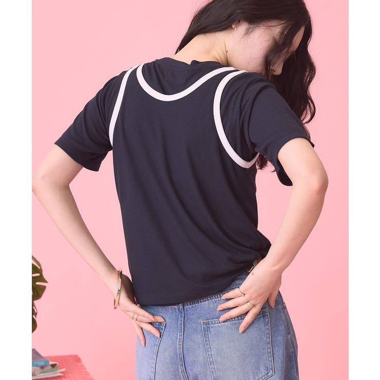 【PENNEY'S】配色タンクトップ+Tシャツ | AMERICAN HOLIC | 詳細画像31 
