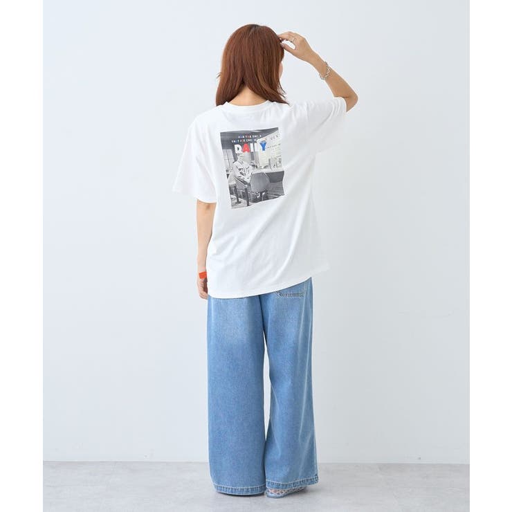【沖縄・EC限定 BLUE SEAL】ジョニーフォトTシャツ | AMERICAN HOLIC | 詳細画像6 