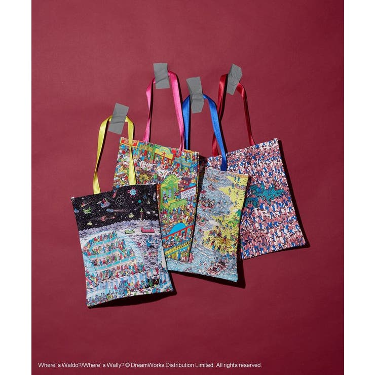 【WHERE'S WALLY?】MAPプリントトートBAG | AMERICAN HOLIC | 詳細画像1 