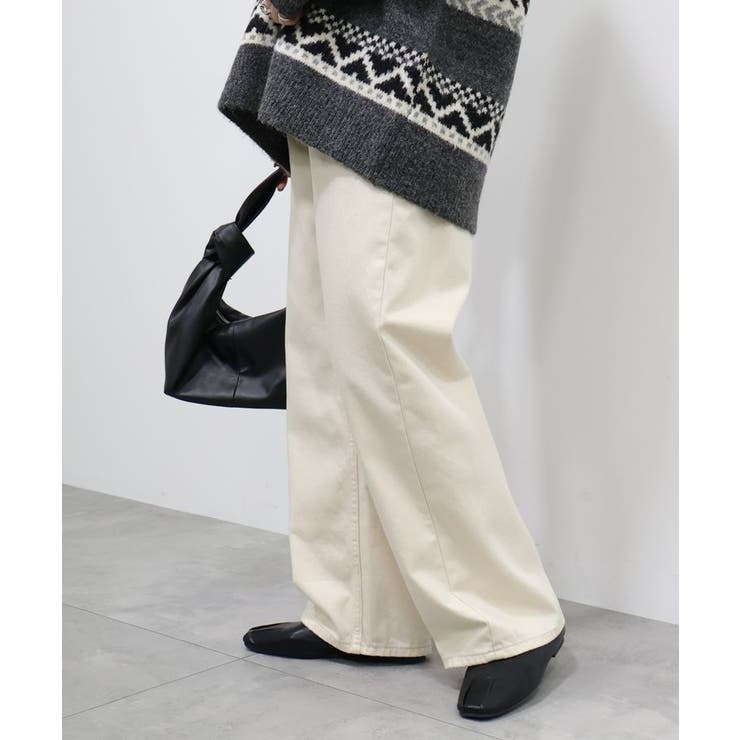 WEB限定】ワイドデニム(+3㎝)[品番：EHEW0045310]｜AMERICAN