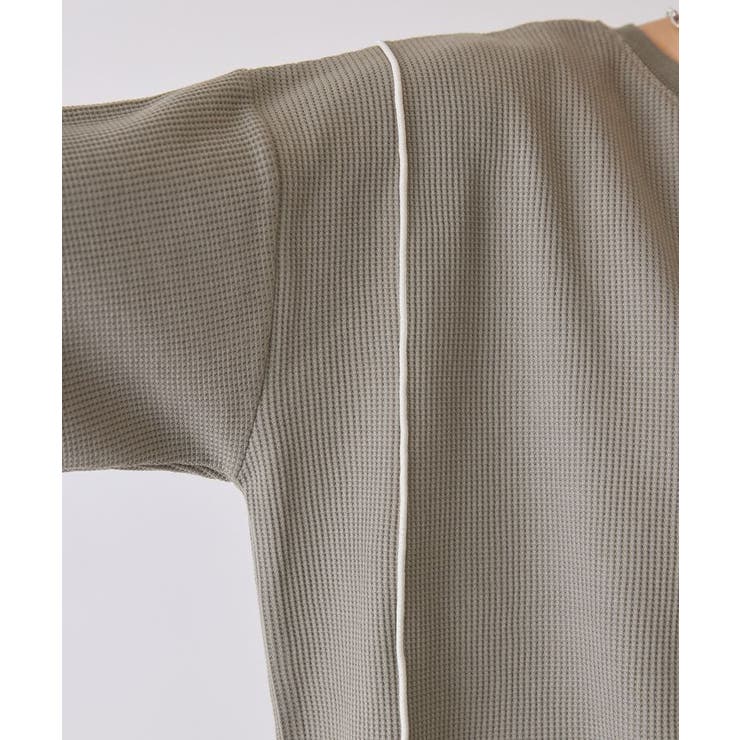 【WEB限定】ワッフル配色メロープルオーバー | AMERICAN HOLIC | 詳細画像14 