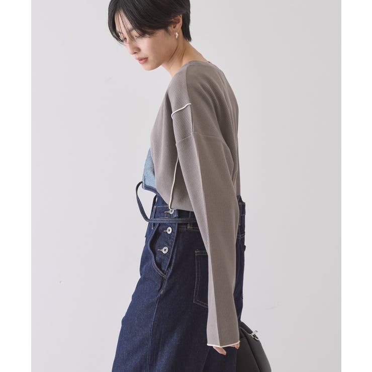 【WEB限定】ワッフル配色メロープルオーバー | AMERICAN HOLIC | 詳細画像19 