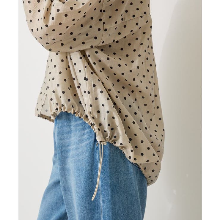 Bristol ドット柄シャツ Lサイズ Bristol ドット柄シャツ Lサイズ