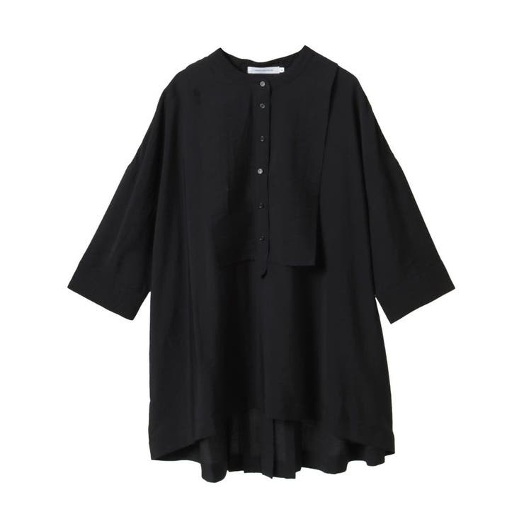 WEB限定】接触冷感バンドカラーチュニック[品番：EHEW0049166
