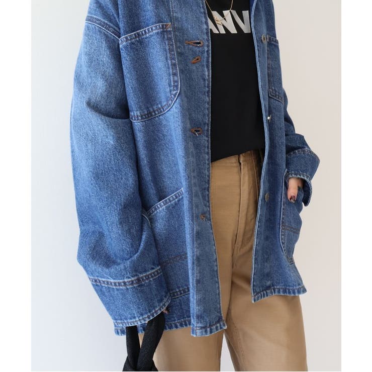 【WEB限定】デニムカバーオール | AMERICAN HOLIC | 詳細画像3 