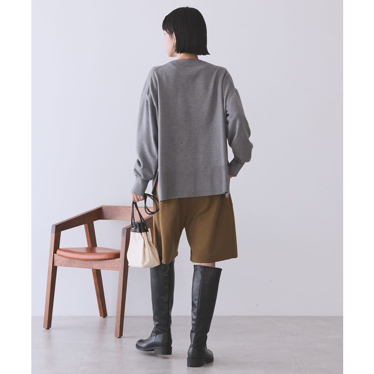【WEB限定】バイパチサイドスリットニットプルオーバー＜静電気軽減＞ | AMERICAN HOLIC | 詳細画像14 