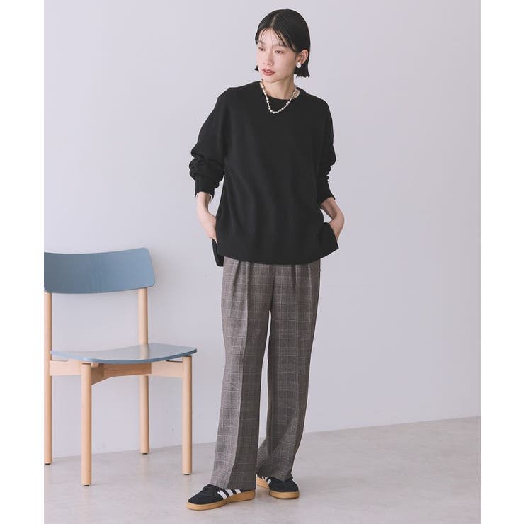 【WEB限定】バイパチサイドスリットニットプルオーバー＜静電気軽減＞ | AMERICAN HOLIC | 詳細画像15 