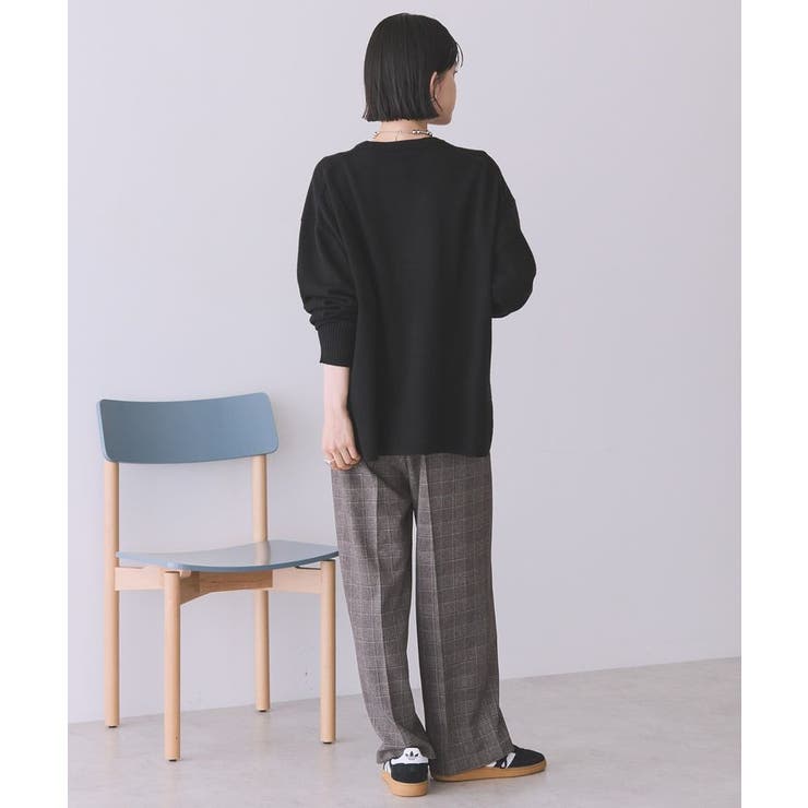 【WEB限定】バイパチサイドスリットニットプルオーバー＜静電気軽減＞ | AMERICAN HOLIC | 詳細画像17 
