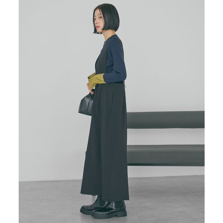 【WEB限定】イージーケアVネックワンピース | AMERICAN HOLIC | 詳細画像2 