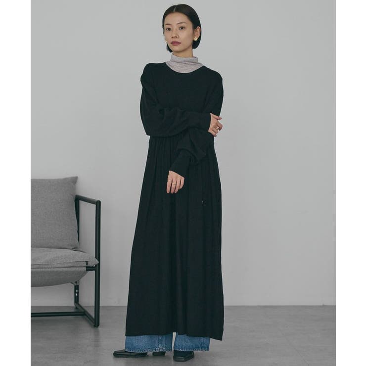 【WEB限定】バイパチティアードニットワンピース＜静電気軽減＞ | AMERICAN HOLIC | 詳細画像16 