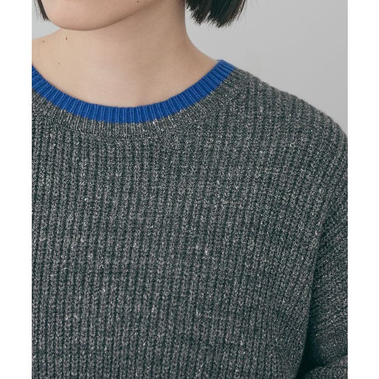 【WEB限定】配色ラインニットプルオーバー | AMERICAN HOLIC | 詳細画像14 