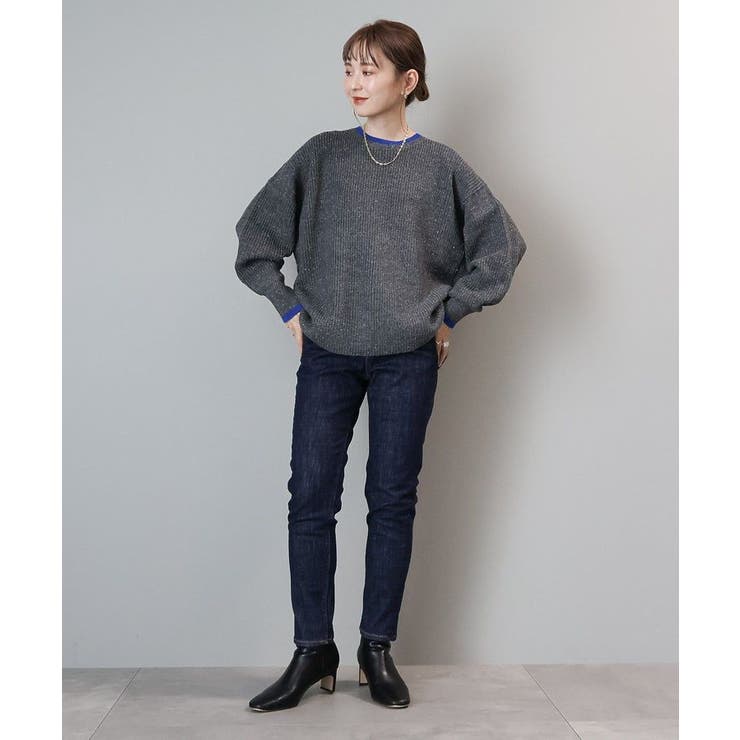 【WEB限定】配色ラインニットプルオーバー | AMERICAN HOLIC | 詳細画像33 