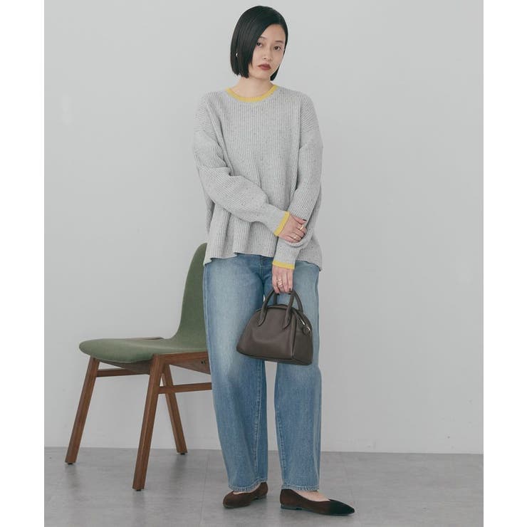 【WEB限定】配色ラインニットプルオーバー | AMERICAN HOLIC | 詳細画像7 