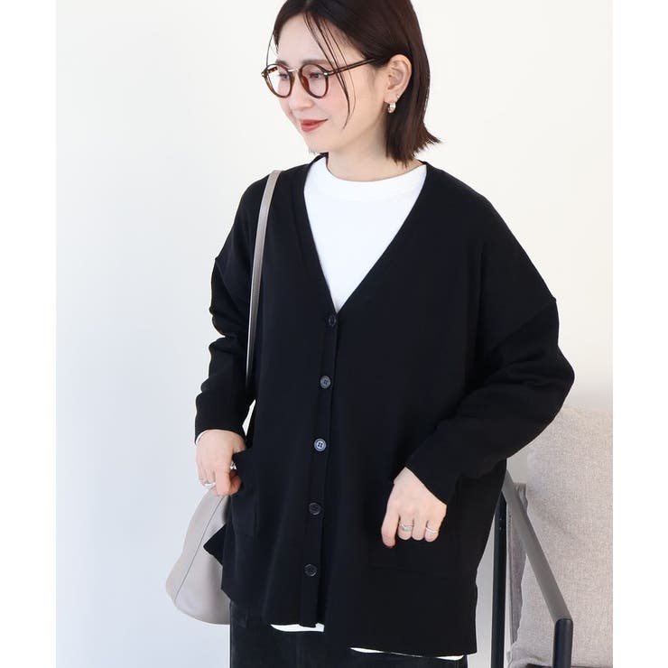 【WEB限定】バイパチVネックルーズカーディガン＜静電気軽減＞ | AMERICAN HOLIC | 詳細画像40 