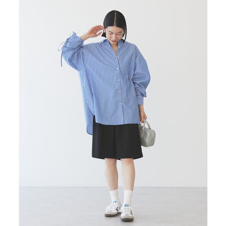 【WEB限定】イージーケアバックギャザーリボンシャツ | AMERICAN HOLIC | 詳細画像11 
