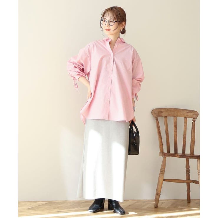 【WEB限定】イージーケアバックギャザーリボンシャツ | AMERICAN HOLIC | 詳細画像21 