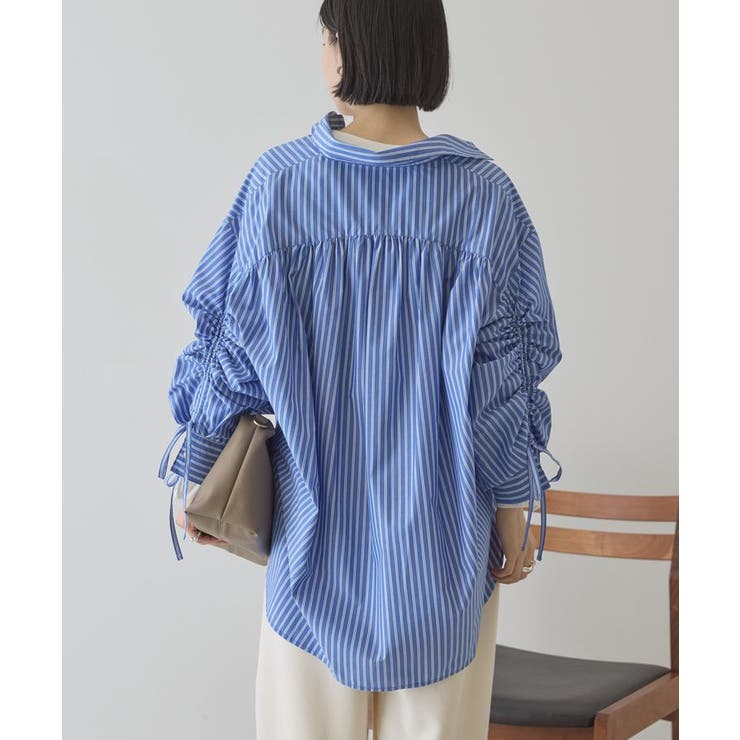 【WEB限定】イージーケアバックギャザーリボンシャツ | AMERICAN HOLIC | 詳細画像29 