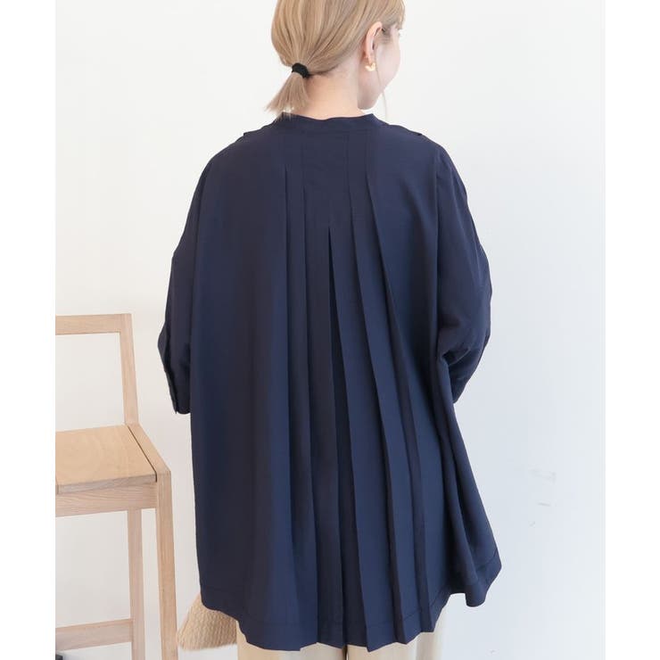 【WEB限定】接触冷感バンドカラーシャツチュニック | AMERICAN HOLIC | 詳細画像23 