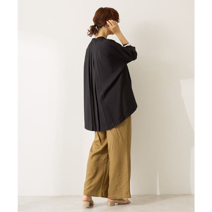 【WEB限定】接触冷感バンドカラーシャツチュニック | AMERICAN HOLIC | 詳細画像19 
