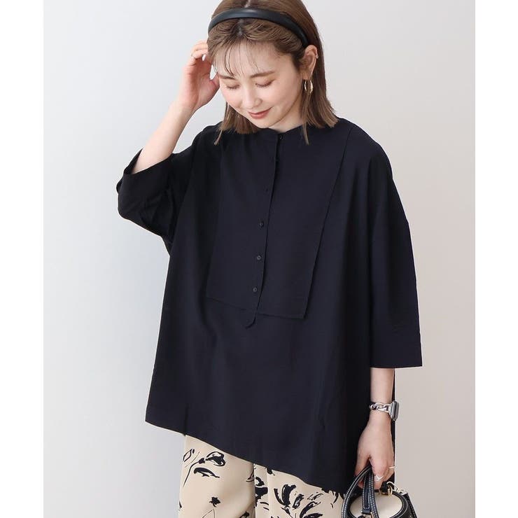 【WEB限定】接触冷感バンドカラーシャツチュニック | AMERICAN HOLIC | 詳細画像31 