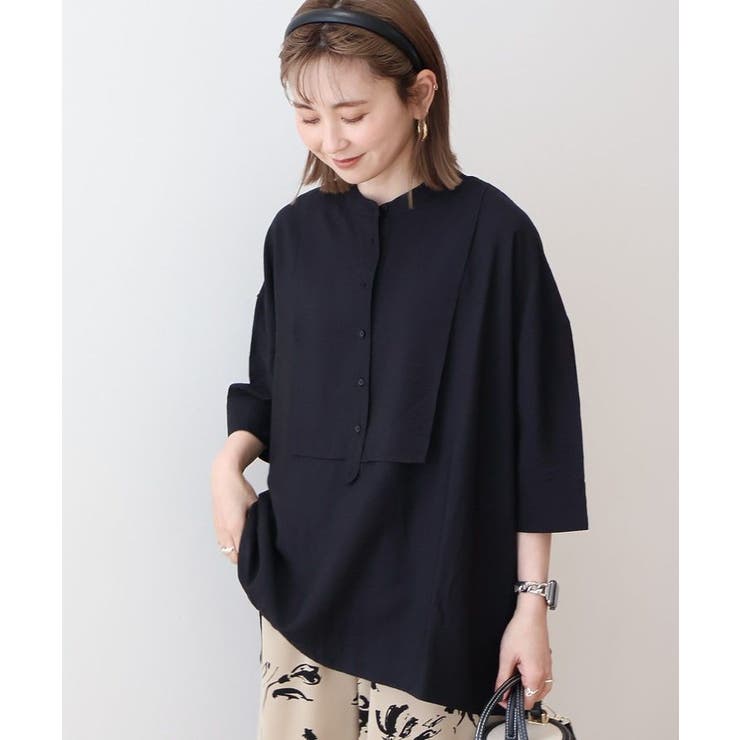 【WEB限定】接触冷感バンドカラーシャツチュニック | AMERICAN HOLIC | 詳細画像33 