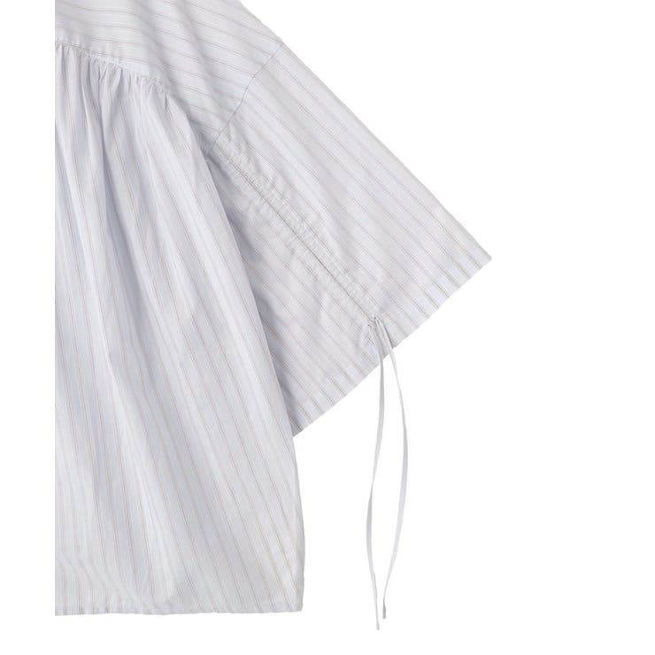 【WEB限定】【接触冷感・UVカット】ギャザーリボンスリーブ半袖シャツ | AMERICAN HOLIC | 詳細画像30 