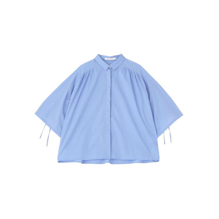 【WEB限定】【接触冷感・UVカット】ギャザーリボンスリーブ半袖シャツ | AMERICAN HOLIC | 詳細画像34 