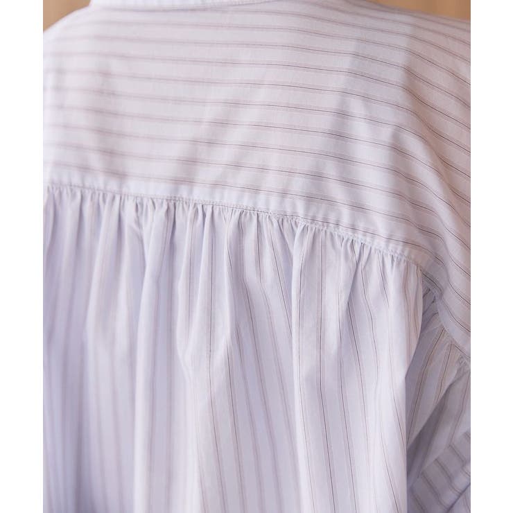 【WEB限定】【接触冷感・UVカット】ギャザーリボンスリーブ半袖シャツ | AMERICAN HOLIC | 詳細画像6 