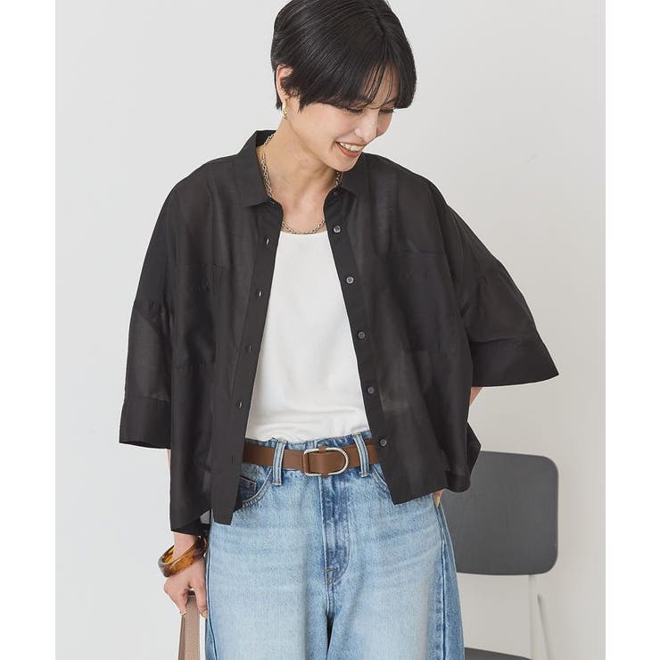 【WEB限定】Wポケットシアー半袖シャツ | AMERICAN HOLIC | 詳細画像2 