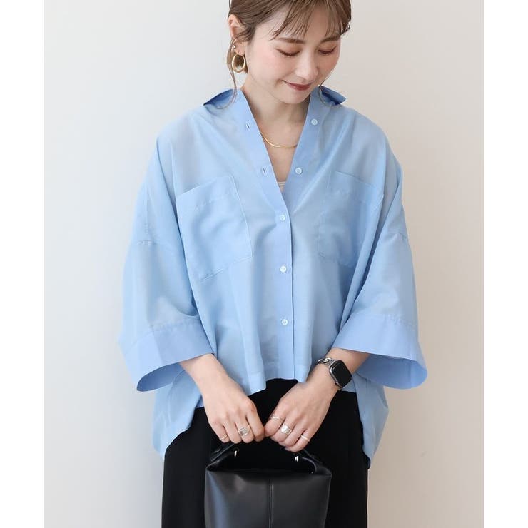 【WEB限定】Wポケットシアー半袖シャツ | AMERICAN HOLIC | 詳細画像21 