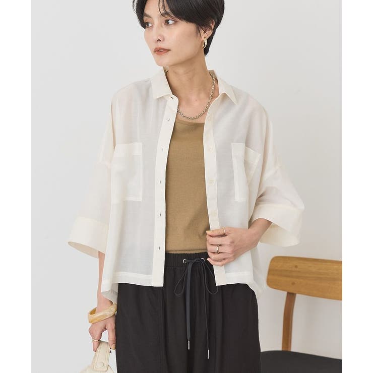【WEB限定】Wポケットシアー半袖シャツ | AMERICAN HOLIC | 詳細画像29 