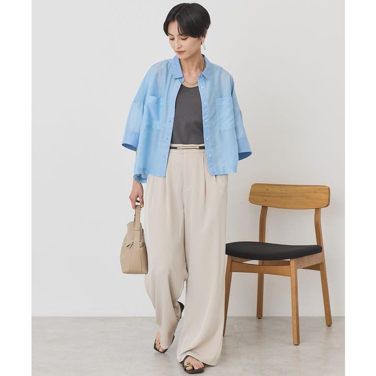 【WEB限定】Wポケットシアー半袖シャツ | AMERICAN HOLIC | 詳細画像37 