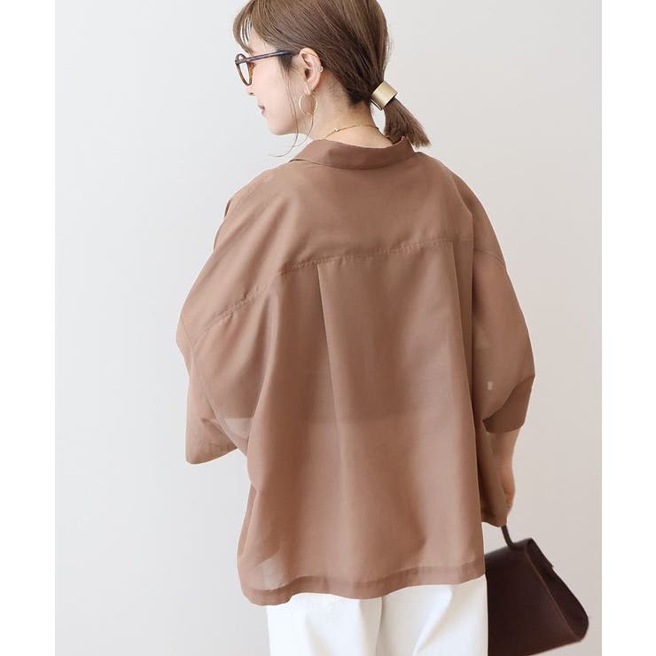 【WEB限定】Wポケットシアー半袖シャツ | AMERICAN HOLIC | 詳細画像4 