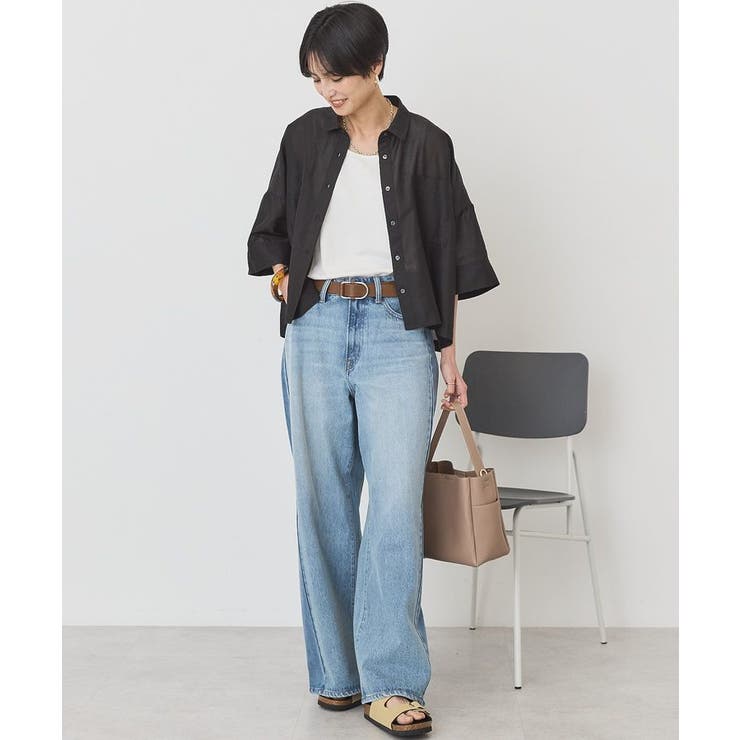 【WEB限定】Wポケットシアー半袖シャツ | AMERICAN HOLIC | 詳細画像9 