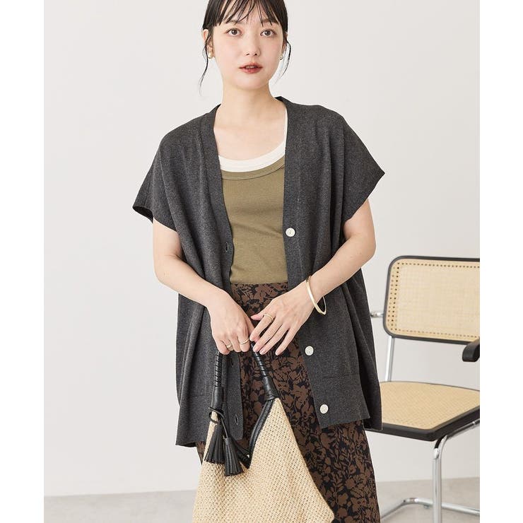【WEB限定】フレンチスリーブVネックニットカーディガン | AMERICAN HOLIC | 詳細画像11 