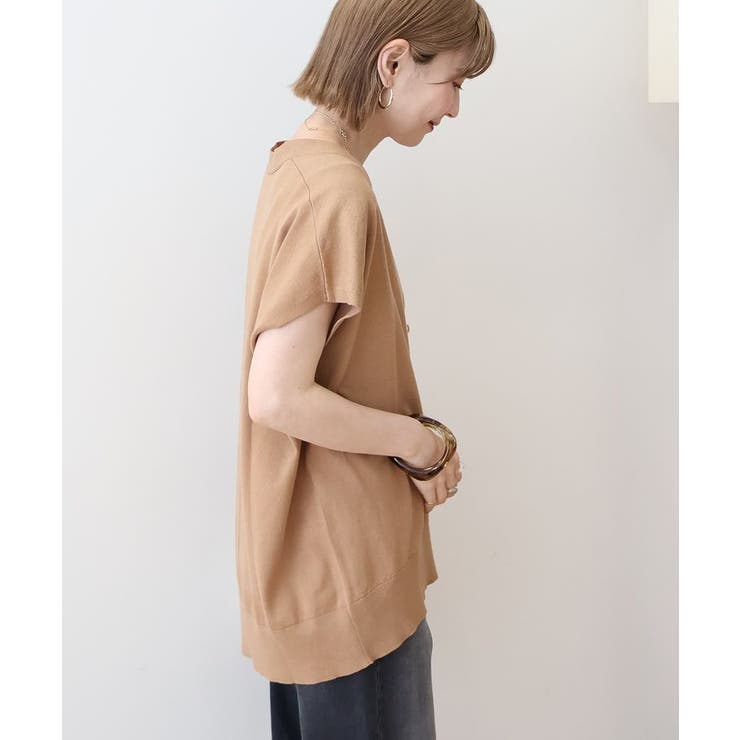 【WEB限定】フレンチスリーブVネックニットカーディガン | AMERICAN HOLIC | 詳細画像17 