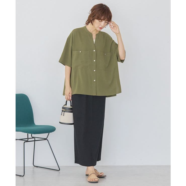 【WEB限定】ミリタリーWポケットスキッパーシャツ | AMERICAN HOLIC | 詳細画像15 