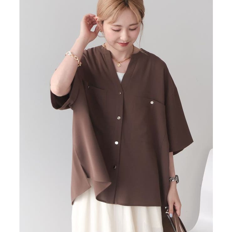 【WEB限定】ミリタリーWポケットスキッパーシャツ | AMERICAN HOLIC | 詳細画像18 