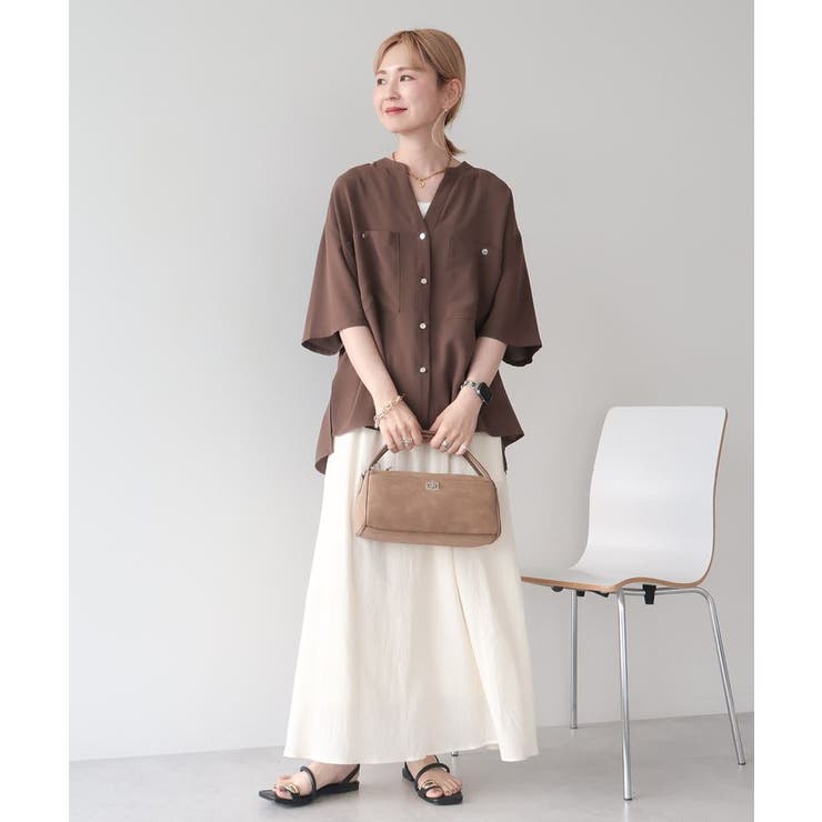 【WEB限定】ミリタリーWポケットスキッパーシャツ | AMERICAN HOLIC | 詳細画像21 