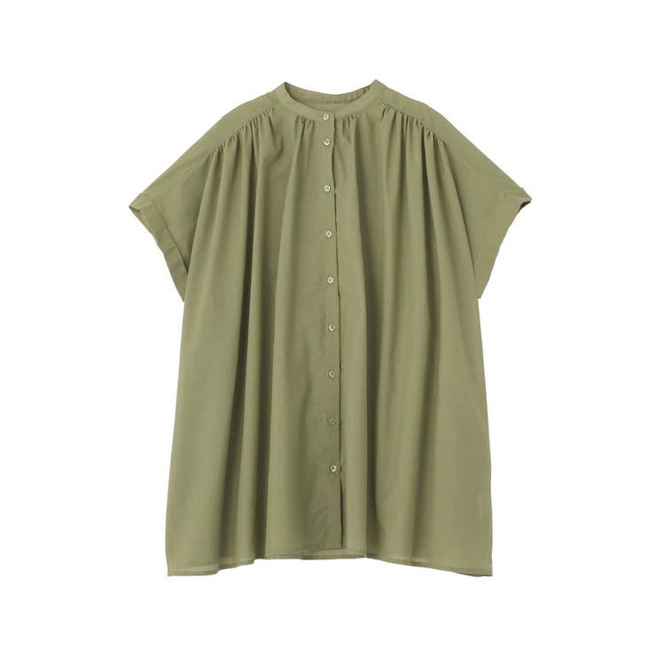【WEB限定】イージーケア+接触冷感 フレンチスリーブギャザーシャツ | AMERICAN HOLIC | 詳細画像38 
