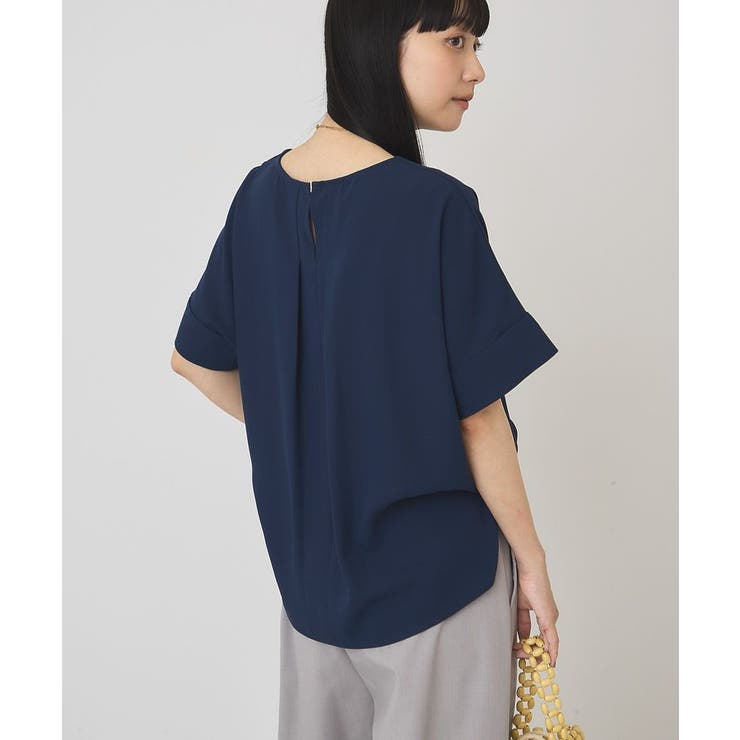 【WEB限定】イージーケア+接触冷感バックタック半袖プルオーバー | AMERICAN HOLIC | 詳細画像10 