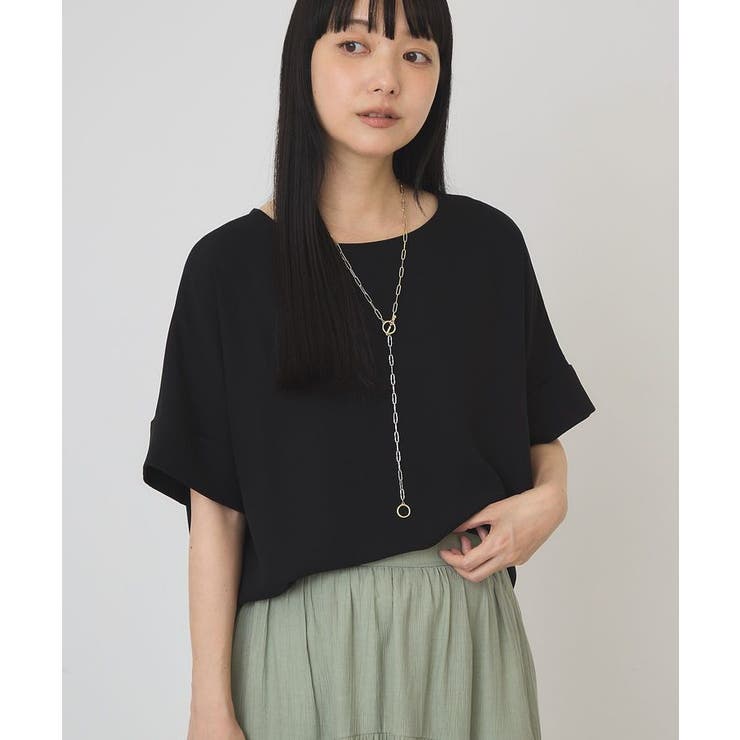 【WEB限定】イージーケア+接触冷感バックタック半袖プルオーバー | AMERICAN HOLIC | 詳細画像19 