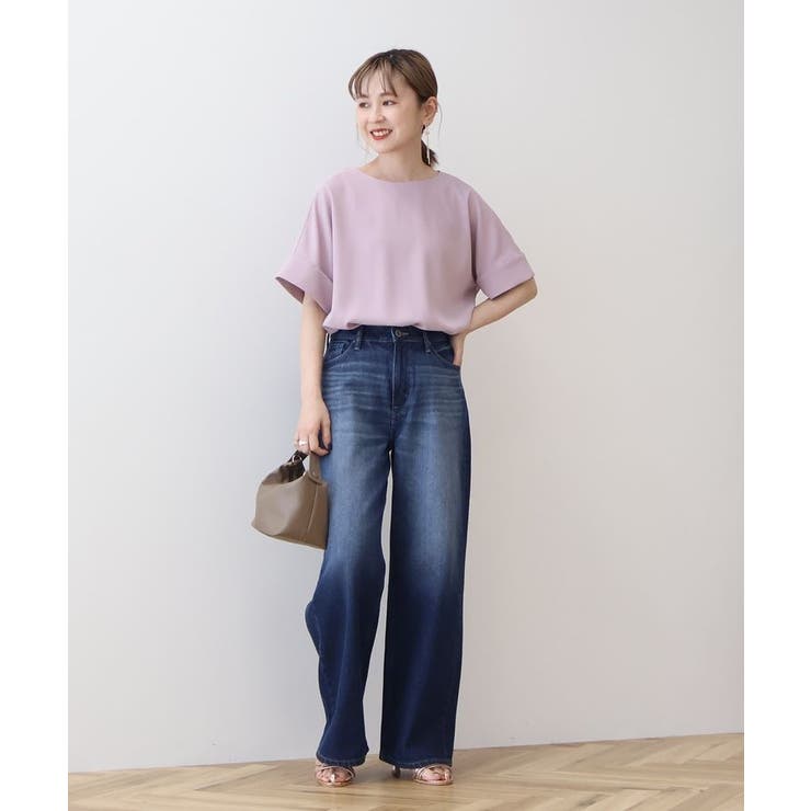 【WEB限定】イージーケア+接触冷感バックタック半袖プルオーバー | AMERICAN HOLIC | 詳細画像57 