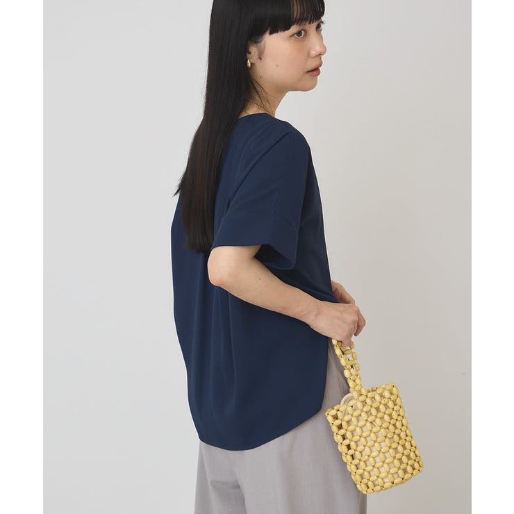 【WEB限定】イージーケア+接触冷感バックタック半袖プルオーバー | AMERICAN HOLIC | 詳細画像15 